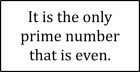 prime number is even