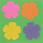 Warhol flowers square