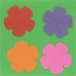 Warhol flowers square