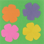 Warhol flowers square